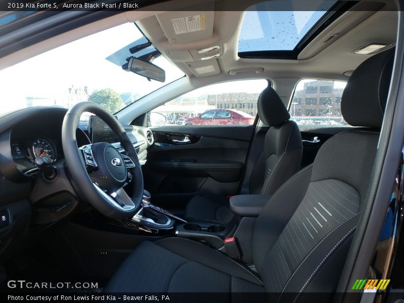 Front Seat of 2019 Forte S