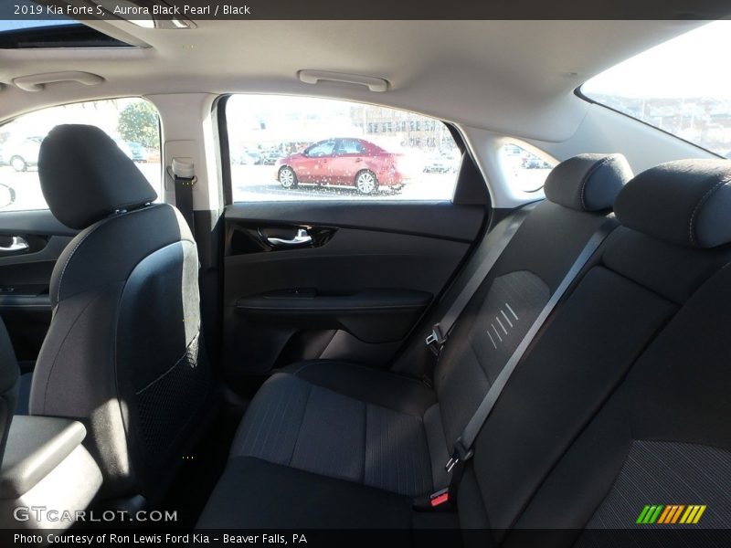 Rear Seat of 2019 Forte S