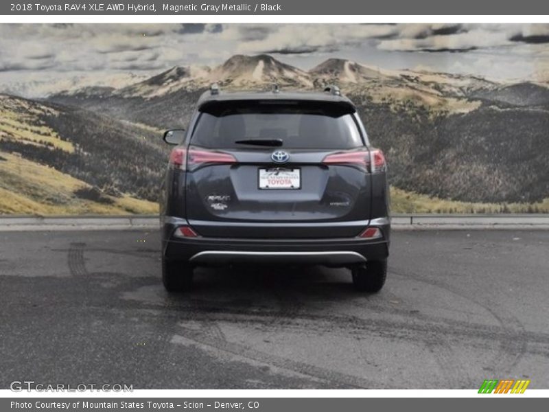 Magnetic Gray Metallic / Black 2018 Toyota RAV4 XLE AWD Hybrid