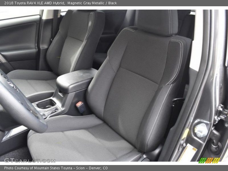 Magnetic Gray Metallic / Black 2018 Toyota RAV4 XLE AWD Hybrid