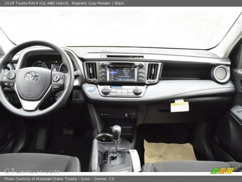 Magnetic Gray Metallic / Black 2018 Toyota RAV4 XLE AWD Hybrid