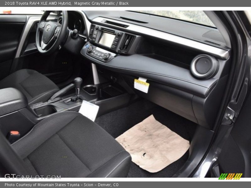 Magnetic Gray Metallic / Black 2018 Toyota RAV4 XLE AWD Hybrid