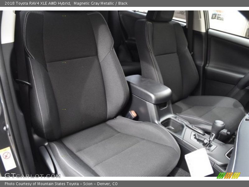 Magnetic Gray Metallic / Black 2018 Toyota RAV4 XLE AWD Hybrid