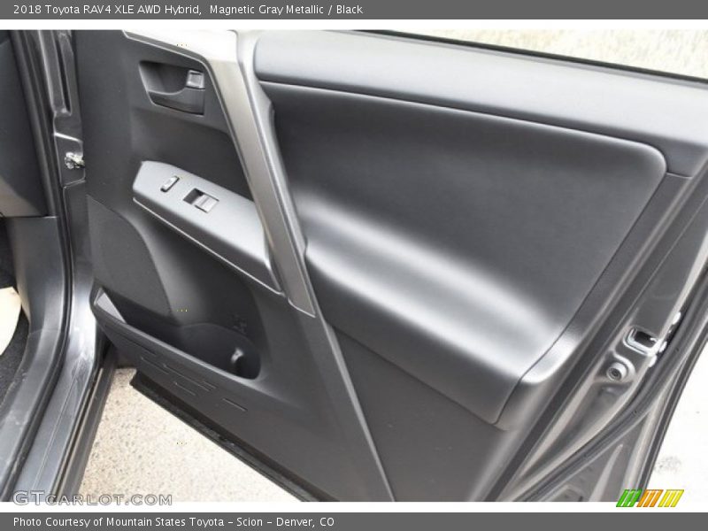 Magnetic Gray Metallic / Black 2018 Toyota RAV4 XLE AWD Hybrid