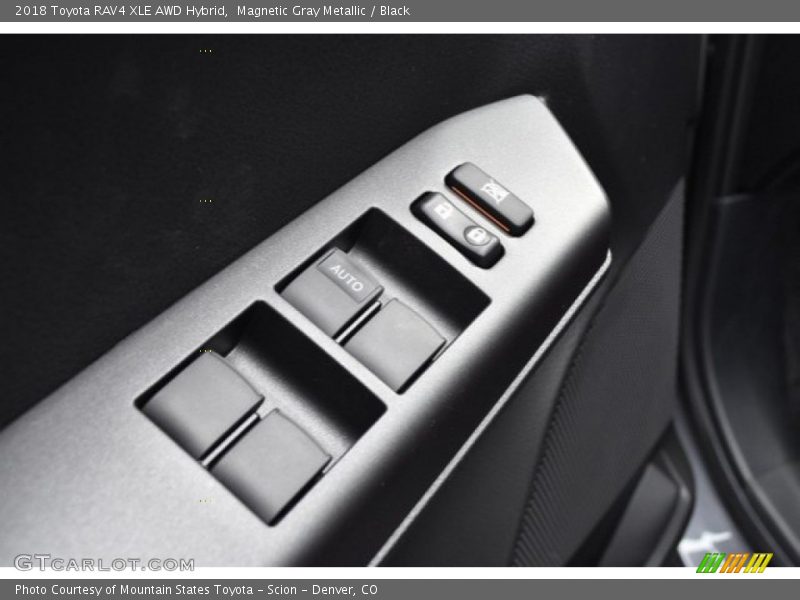 Magnetic Gray Metallic / Black 2018 Toyota RAV4 XLE AWD Hybrid
