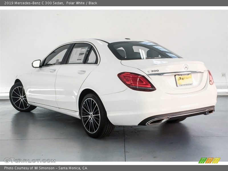 Polar White / Black 2019 Mercedes-Benz C 300 Sedan