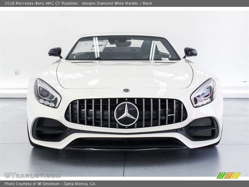designo Diamond White Metallic / Black 2018 Mercedes-Benz AMG GT Roadster