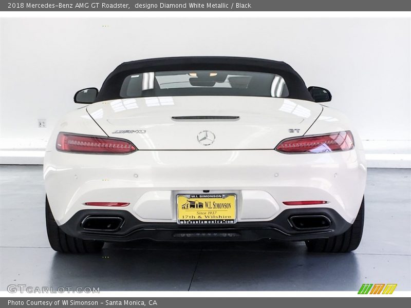 designo Diamond White Metallic / Black 2018 Mercedes-Benz AMG GT Roadster