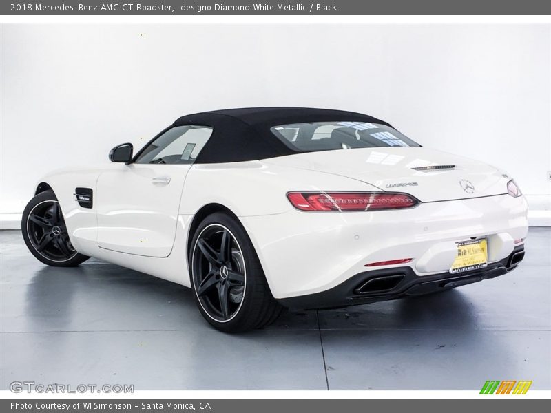 designo Diamond White Metallic / Black 2018 Mercedes-Benz AMG GT Roadster