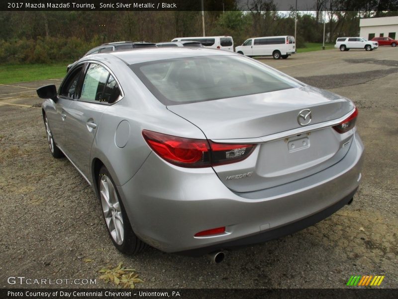 Sonic Silver Metallic / Black 2017 Mazda Mazda6 Touring