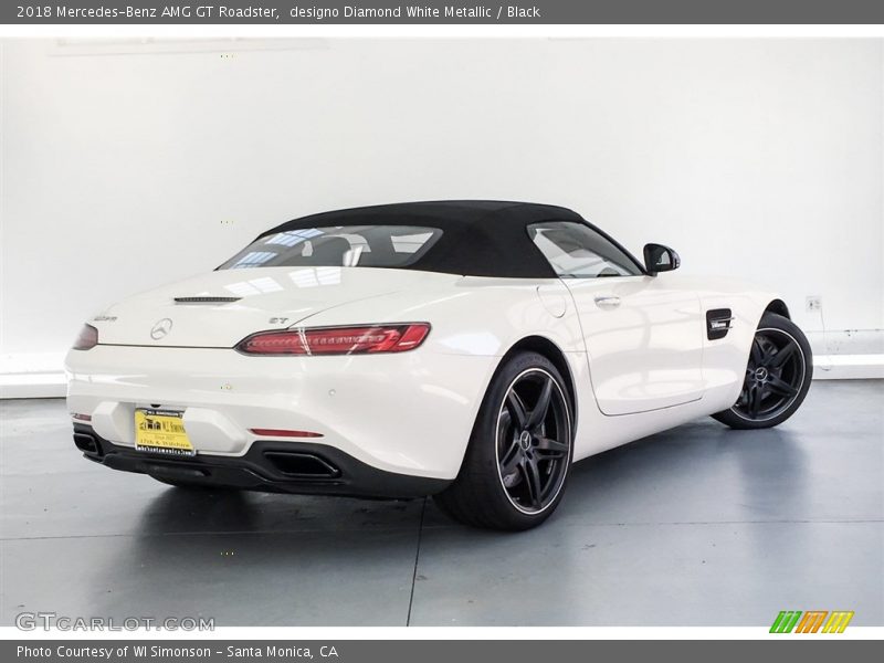 designo Diamond White Metallic / Black 2018 Mercedes-Benz AMG GT Roadster