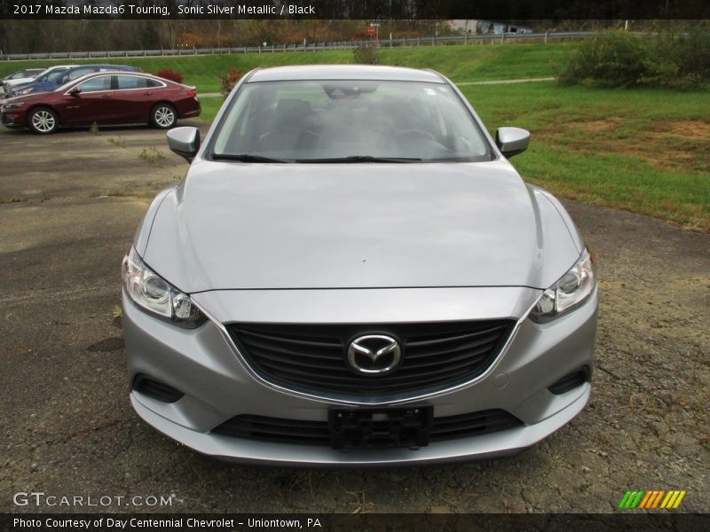 Sonic Silver Metallic / Black 2017 Mazda Mazda6 Touring