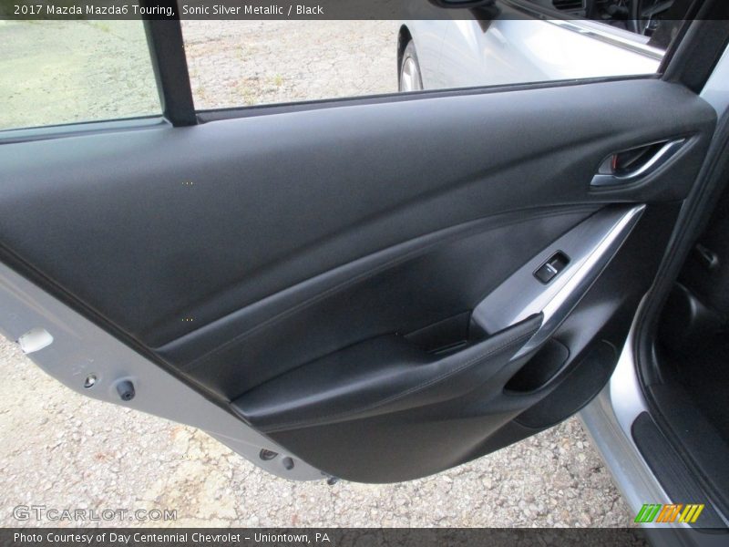 Sonic Silver Metallic / Black 2017 Mazda Mazda6 Touring