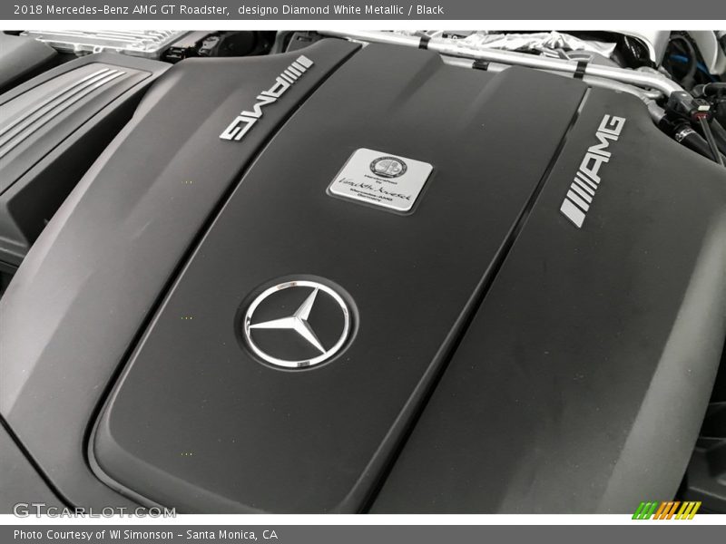designo Diamond White Metallic / Black 2018 Mercedes-Benz AMG GT Roadster