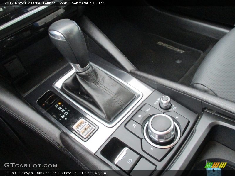 Sonic Silver Metallic / Black 2017 Mazda Mazda6 Touring