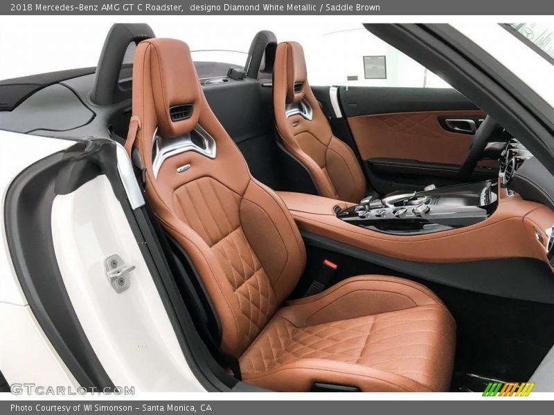  2018 AMG GT C Roadster Saddle Brown Interior