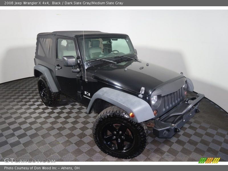 Black / Dark Slate Gray/Medium Slate Gray 2008 Jeep Wrangler X 4x4