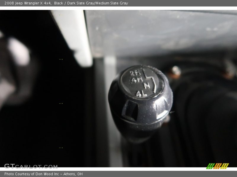 Black / Dark Slate Gray/Medium Slate Gray 2008 Jeep Wrangler X 4x4