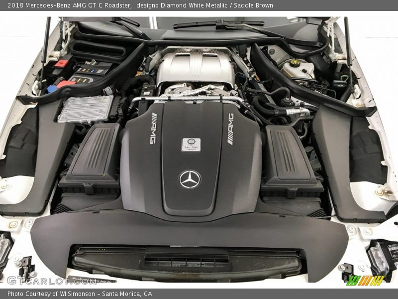  2018 AMG GT C Roadster Engine - 4.0 Liter AMG Twin-Turbocharged DOHC 32-Valve VVT V8