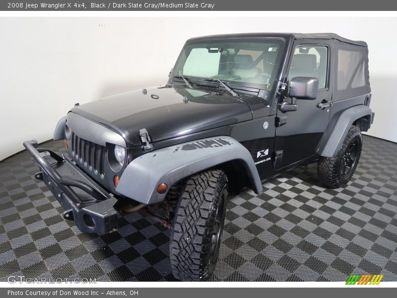 Black / Dark Slate Gray/Medium Slate Gray 2008 Jeep Wrangler X 4x4