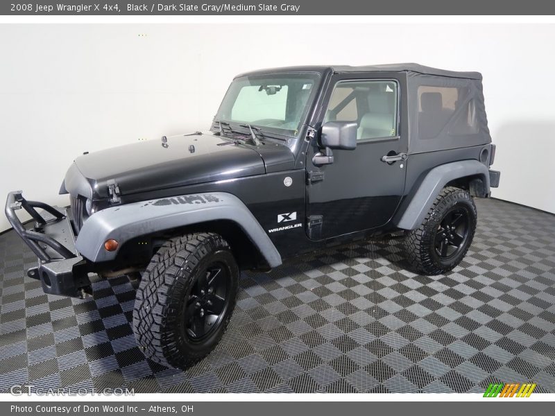 Black / Dark Slate Gray/Medium Slate Gray 2008 Jeep Wrangler X 4x4