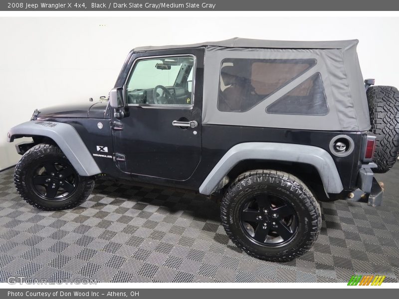 Black / Dark Slate Gray/Medium Slate Gray 2008 Jeep Wrangler X 4x4