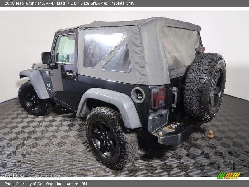 Black / Dark Slate Gray/Medium Slate Gray 2008 Jeep Wrangler X 4x4