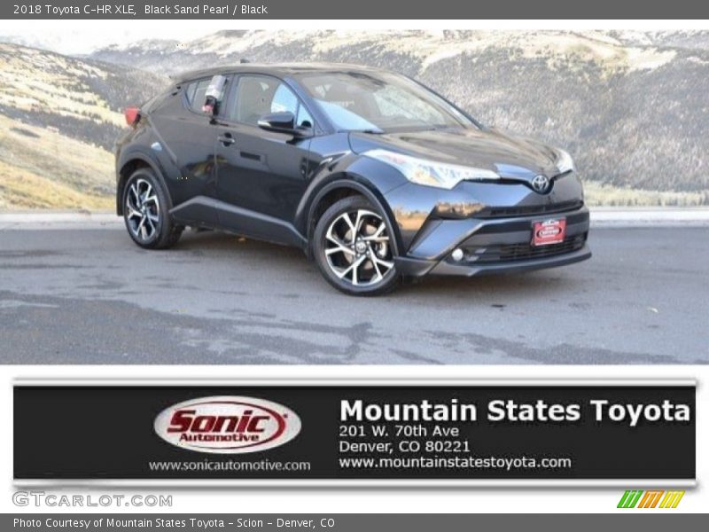 Black Sand Pearl / Black 2018 Toyota C-HR XLE