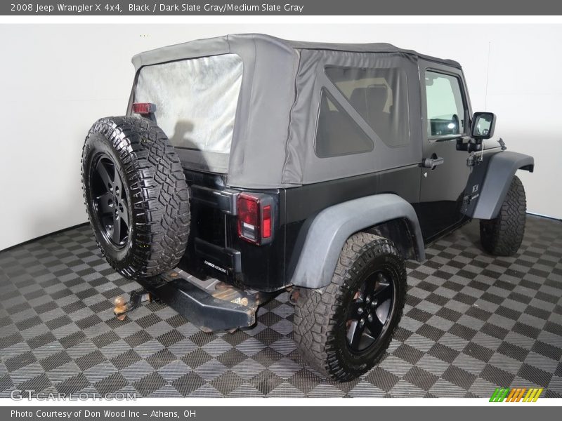 Black / Dark Slate Gray/Medium Slate Gray 2008 Jeep Wrangler X 4x4