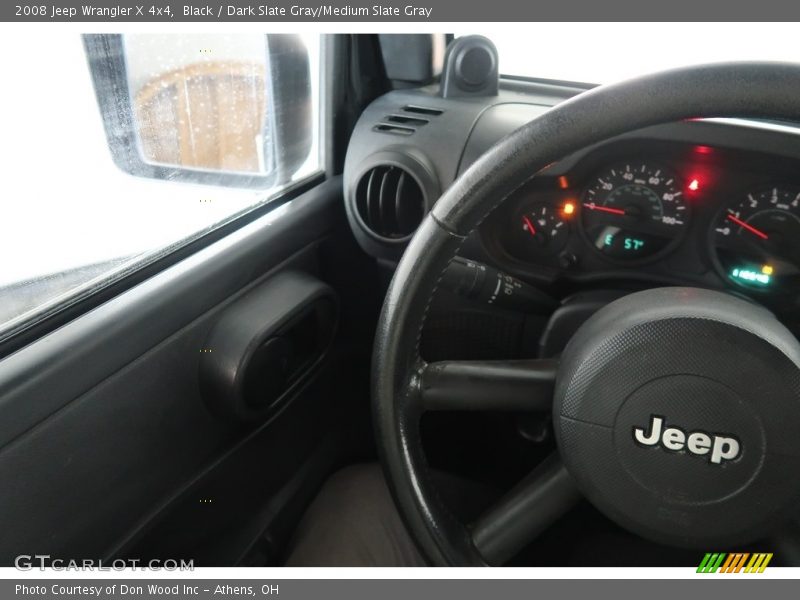 Black / Dark Slate Gray/Medium Slate Gray 2008 Jeep Wrangler X 4x4