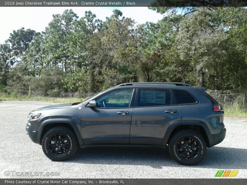 Granite Crystal Metallic / Black 2019 Jeep Cherokee Trailhawk Elite 4x4
