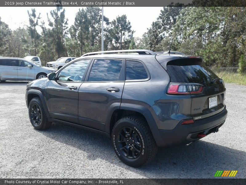 Granite Crystal Metallic / Black 2019 Jeep Cherokee Trailhawk Elite 4x4