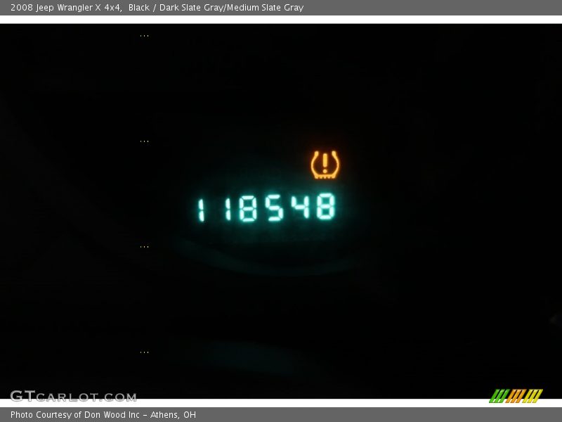 Black / Dark Slate Gray/Medium Slate Gray 2008 Jeep Wrangler X 4x4