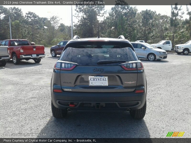 Granite Crystal Metallic / Black 2019 Jeep Cherokee Trailhawk Elite 4x4