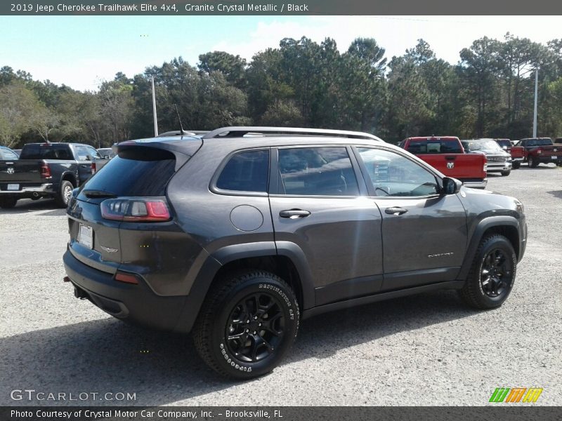 Granite Crystal Metallic / Black 2019 Jeep Cherokee Trailhawk Elite 4x4