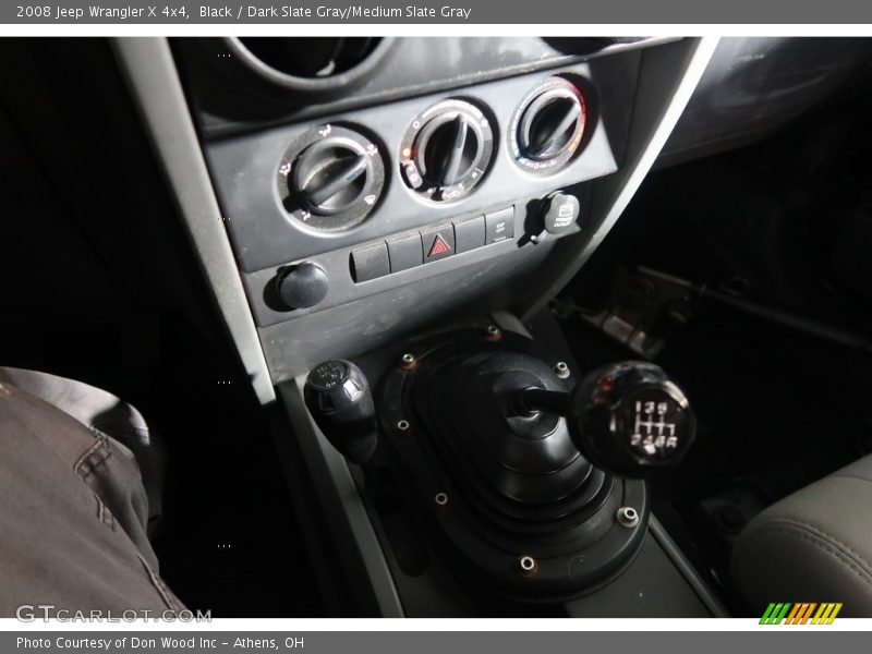 Black / Dark Slate Gray/Medium Slate Gray 2008 Jeep Wrangler X 4x4