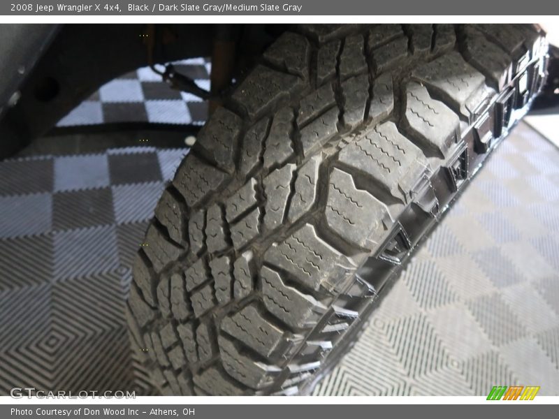 Black / Dark Slate Gray/Medium Slate Gray 2008 Jeep Wrangler X 4x4