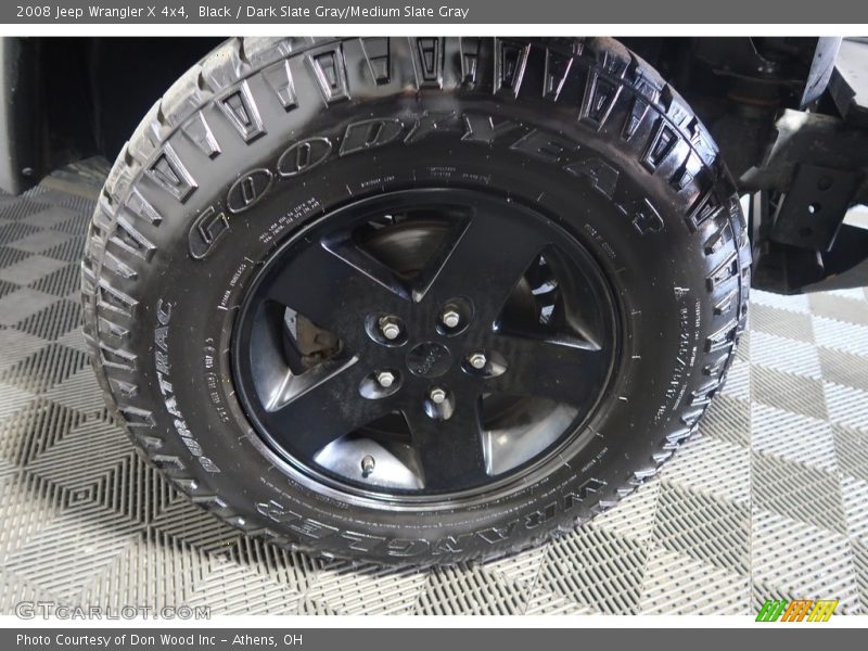 Black / Dark Slate Gray/Medium Slate Gray 2008 Jeep Wrangler X 4x4