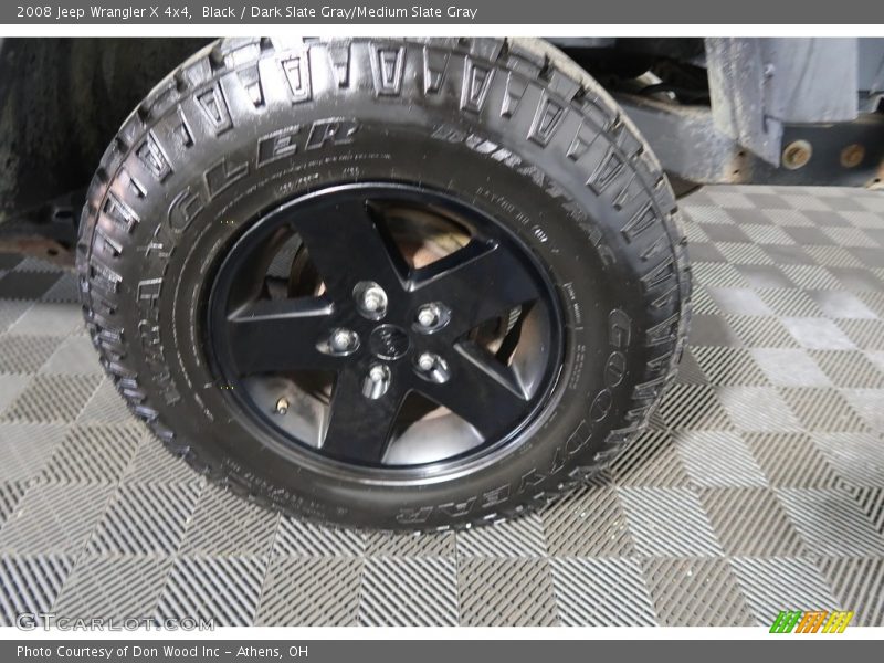 Black / Dark Slate Gray/Medium Slate Gray 2008 Jeep Wrangler X 4x4