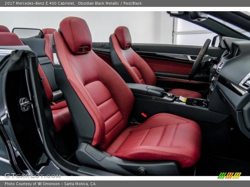  2017 E 400 Cabriolet Red/Black Interior