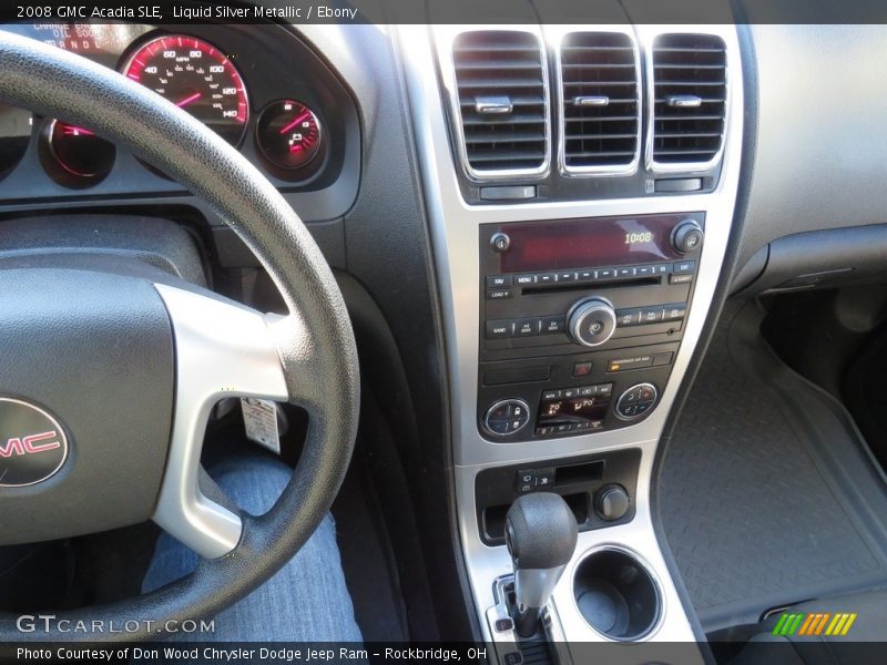 Liquid Silver Metallic / Ebony 2008 GMC Acadia SLE