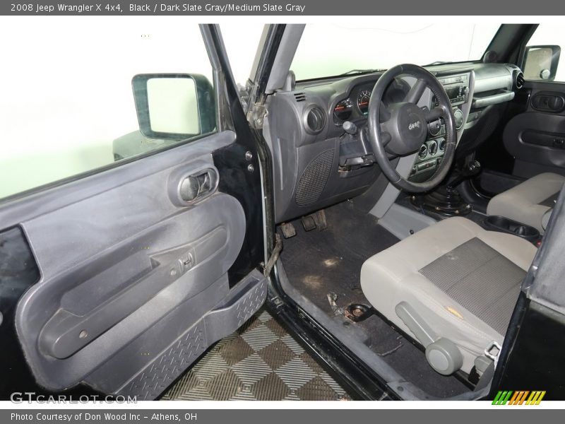 Black / Dark Slate Gray/Medium Slate Gray 2008 Jeep Wrangler X 4x4