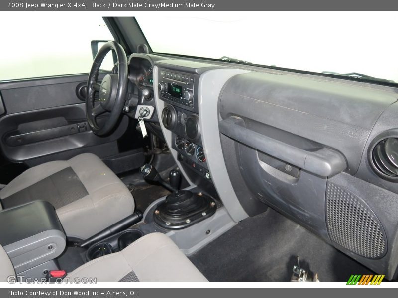 Black / Dark Slate Gray/Medium Slate Gray 2008 Jeep Wrangler X 4x4