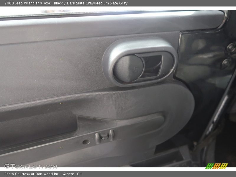 Black / Dark Slate Gray/Medium Slate Gray 2008 Jeep Wrangler X 4x4
