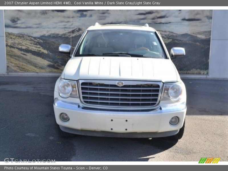 Cool Vanilla White / Dark Slate Gray/Light Slate Gray 2007 Chrysler Aspen Limited HEMI 4WD