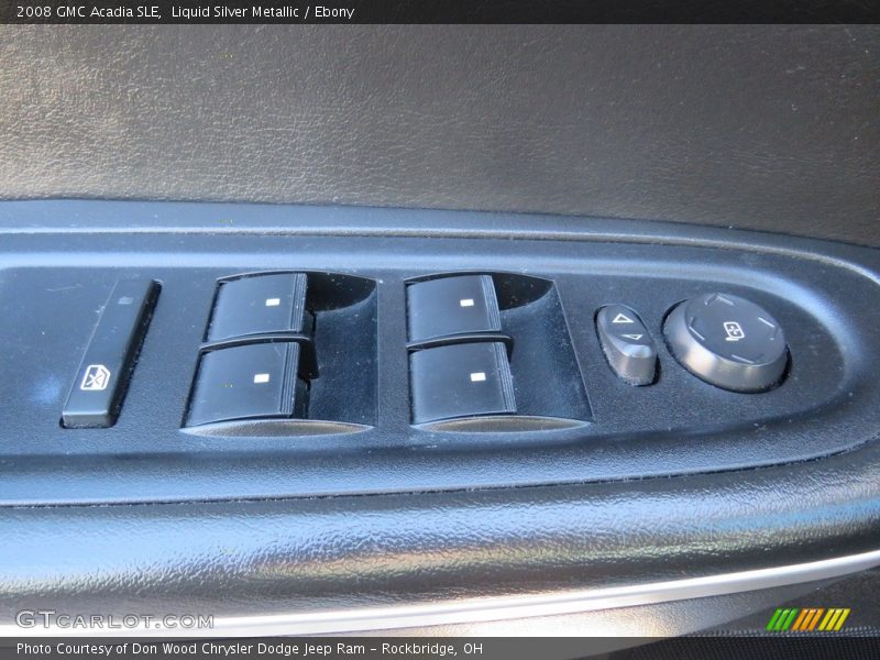 Liquid Silver Metallic / Ebony 2008 GMC Acadia SLE