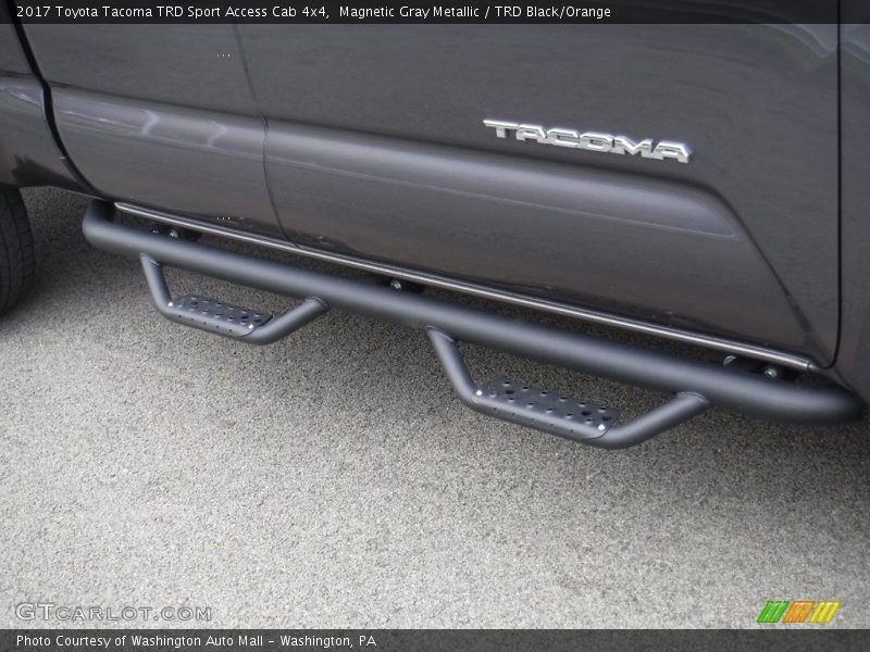 Magnetic Gray Metallic / TRD Black/Orange 2017 Toyota Tacoma TRD Sport Access Cab 4x4
