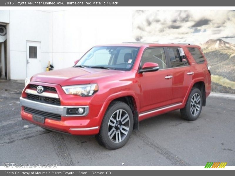 Barcelona Red Metallic / Black 2016 Toyota 4Runner Limited 4x4