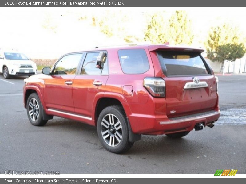 Barcelona Red Metallic / Black 2016 Toyota 4Runner Limited 4x4