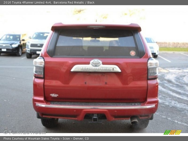 Barcelona Red Metallic / Black 2016 Toyota 4Runner Limited 4x4
